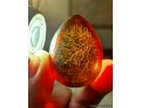 Extremely Rare Inclusion: Lichtenberg figure. Inclusion in Baltic amber #12142