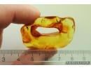 Ukrainian Rovno Amber with Nice Natural Hole  #11592