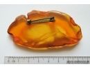 Genuine Unique Color Antique Broshe Baltic amber stone 15.7g #st-044