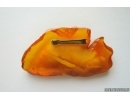 Genuine Unique Color Antique Broshe Baltic amber stone 19 g #st-067